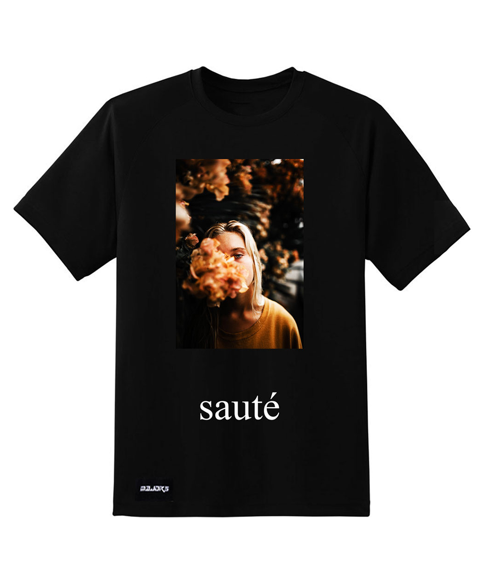 T-shirt Saute czarny