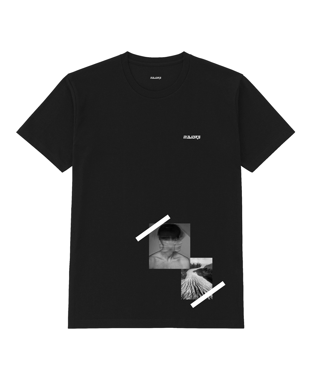 T-shirt Dual czarny