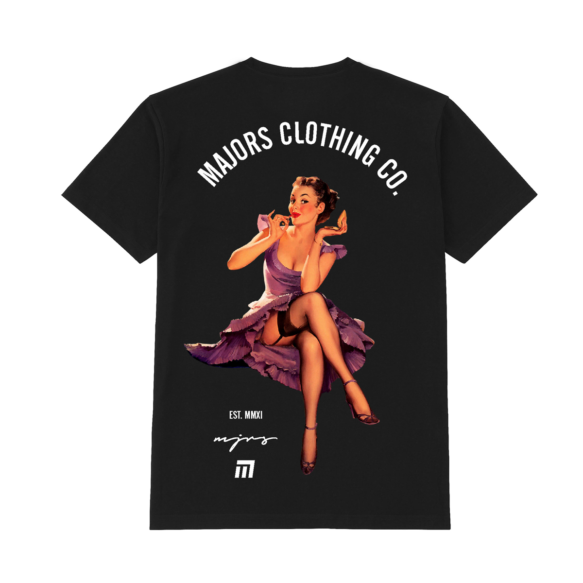 T-shirt grl czarny