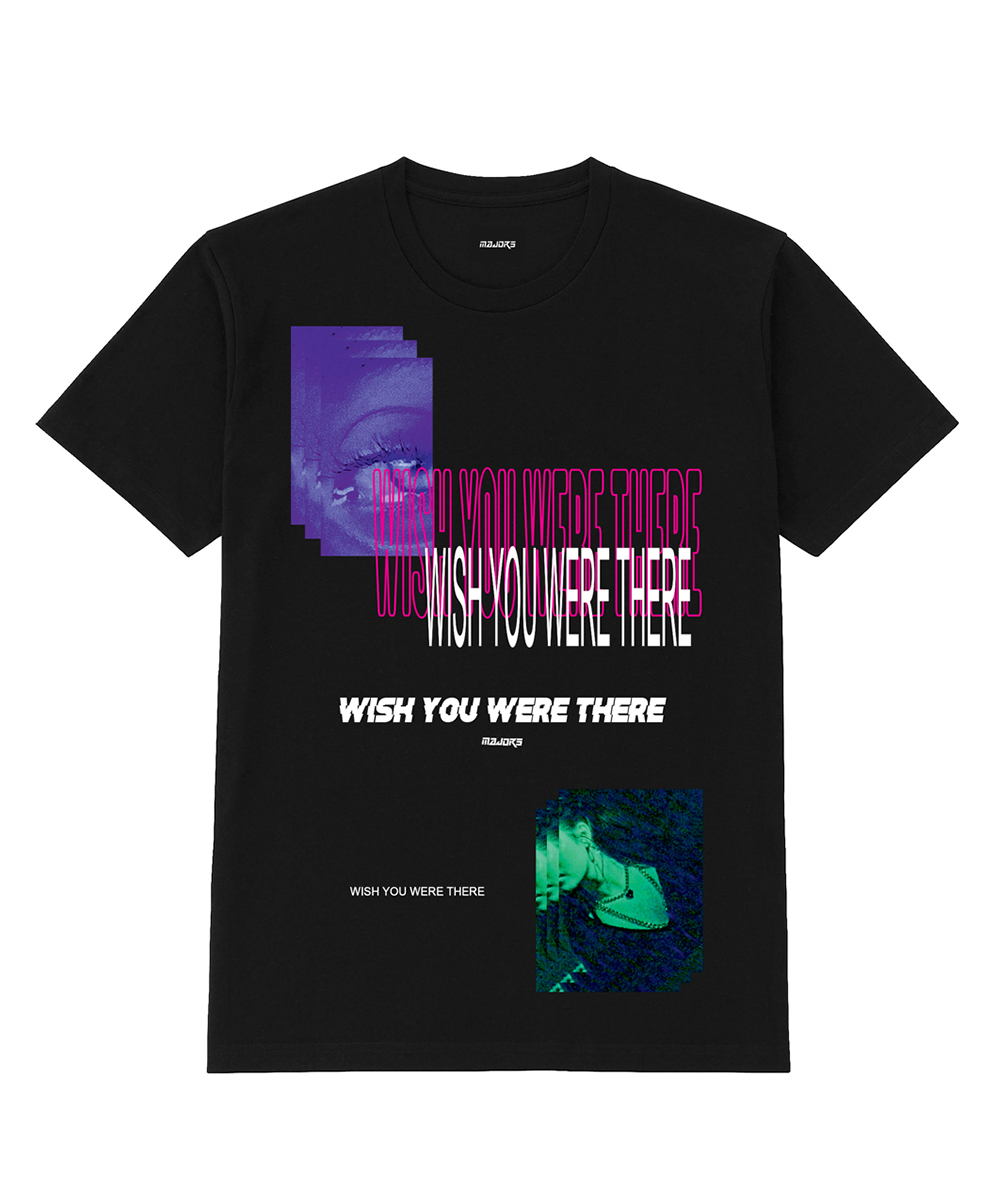 T-shirt Wish czarny