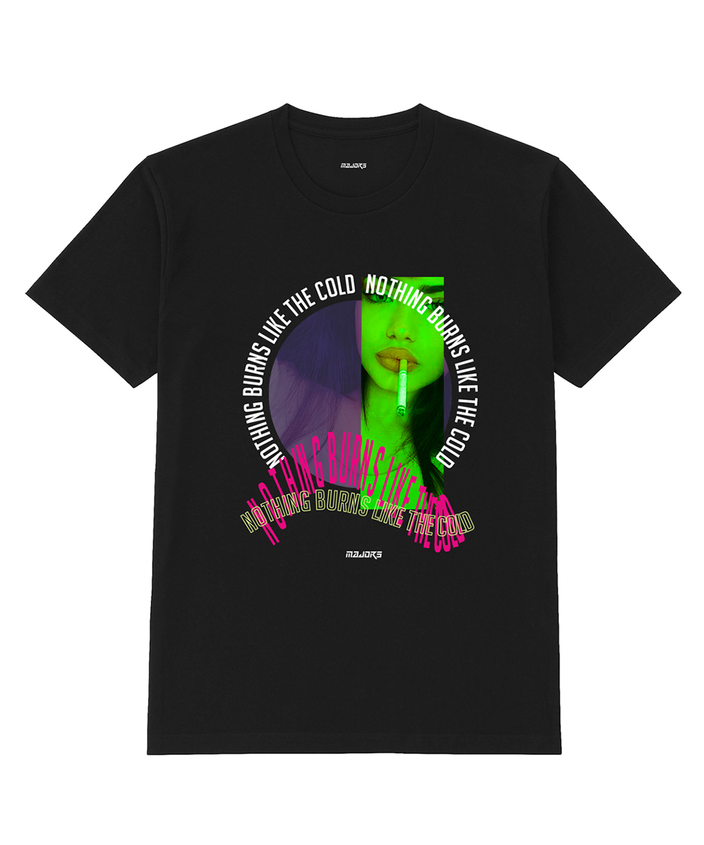 T-shirt cold czarny